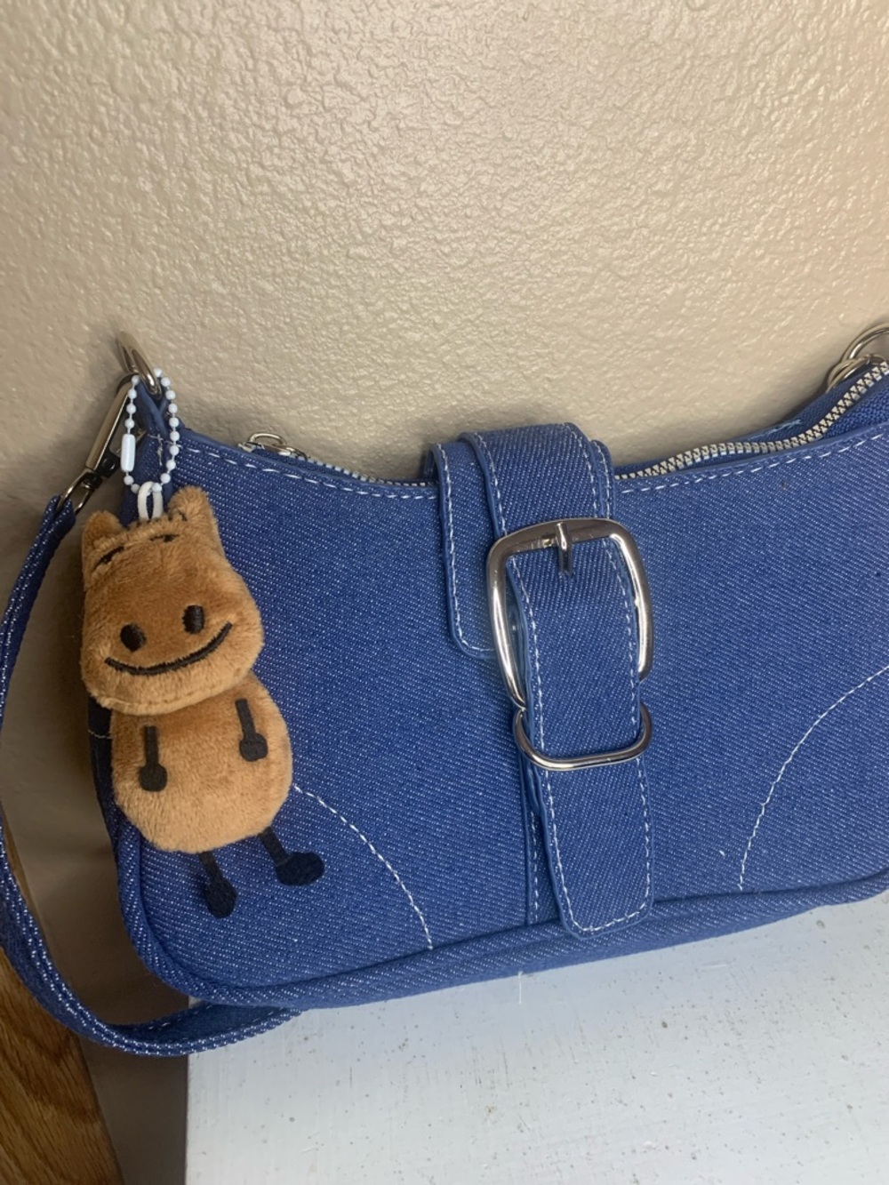 PLUSH Horse Keychain Bag Charm - Tan